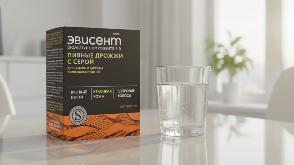 Эвисент «Пивные дрожжи с серой»