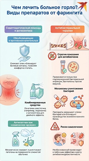 Препараты от фарингита