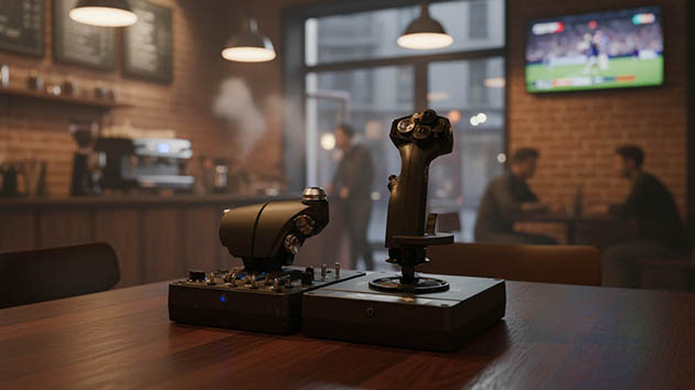 Logitech G X56. Фото: Ян Ляпин / Нейросеть