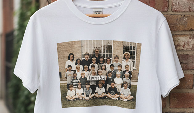 Футболка с фотографией класса