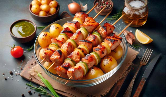 Шашлык в банке с майонезом