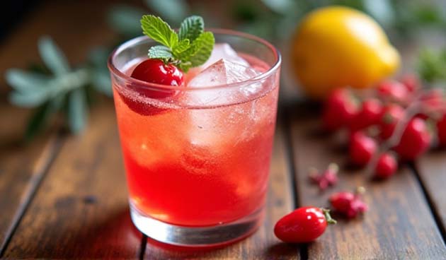 Комбуча с шиповником