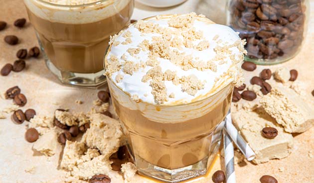 Капучино с халвой