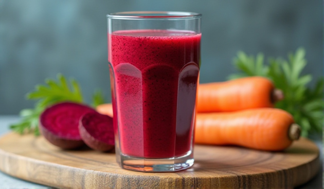 Смузи со свеклой и морковью
