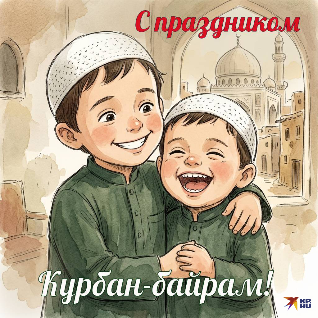 Открытки и картинки на Курбан-байрам с поздравлениями для родственников