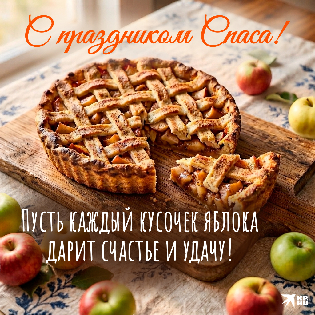 Красивые картинки с поздравлениями для родных и друзей на Яблочный Спас