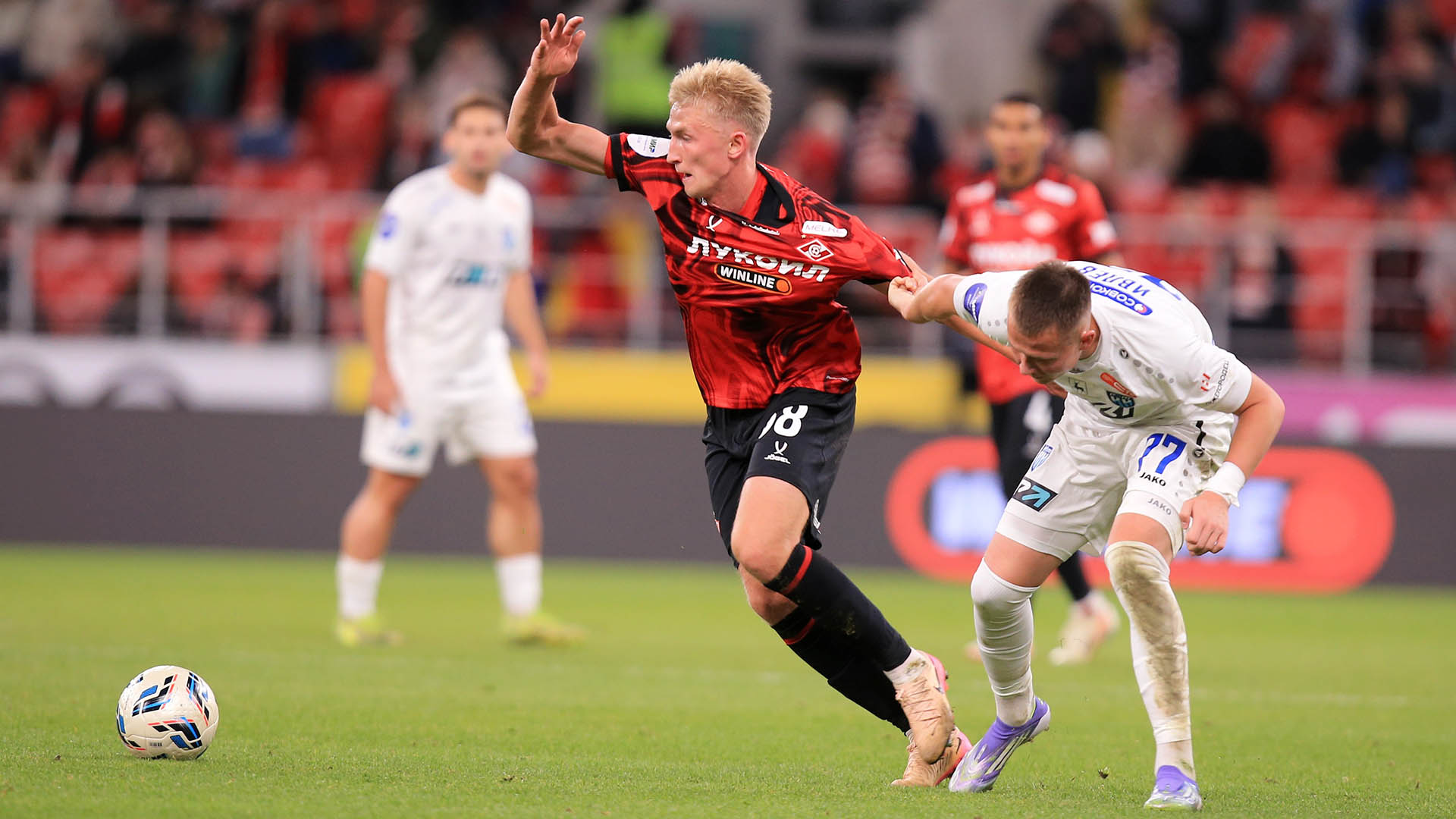 ФК «Пари Нижний Новгород» — ФК «Спартак Москва». Фото: globallookpress.com/Kondrov Andrey