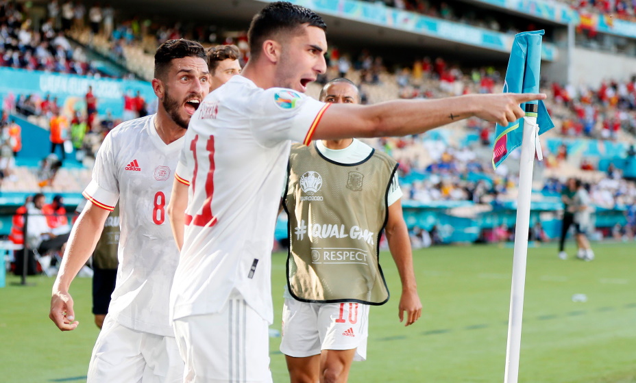 Испанцы разгромили Словакию и вышли в 1/8 финала Евро-2020. Фото: REUTERS