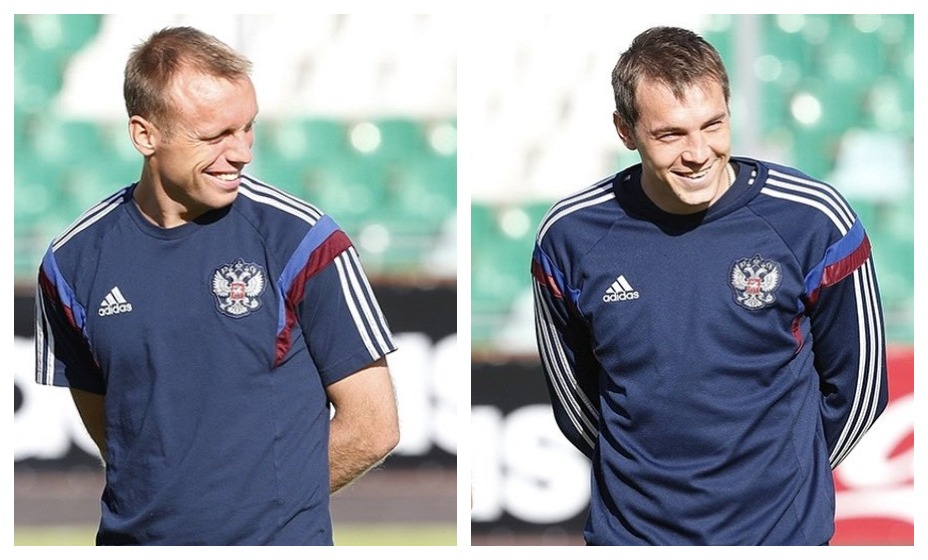 Денис Глушаков и Артем Дзюба возвращаются в сборную страны. Фото: РФС