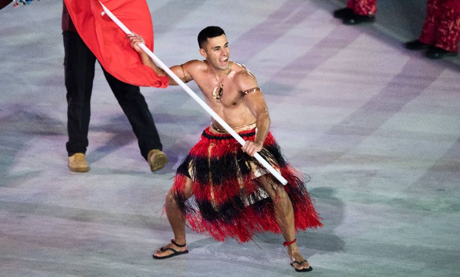 Пита Тауфатофуа из Тонга — главная звезда церемоний открытия Олимпиад. 
Фото: Global Look Press