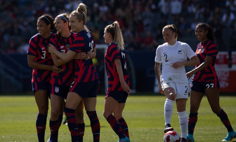 Женская сборная США по футбол. Фото: Global Look Press