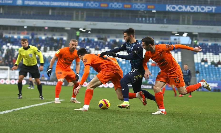 В матче первого круга в Самаре команды сыграли вничью 1:1. Фото: РПЛ