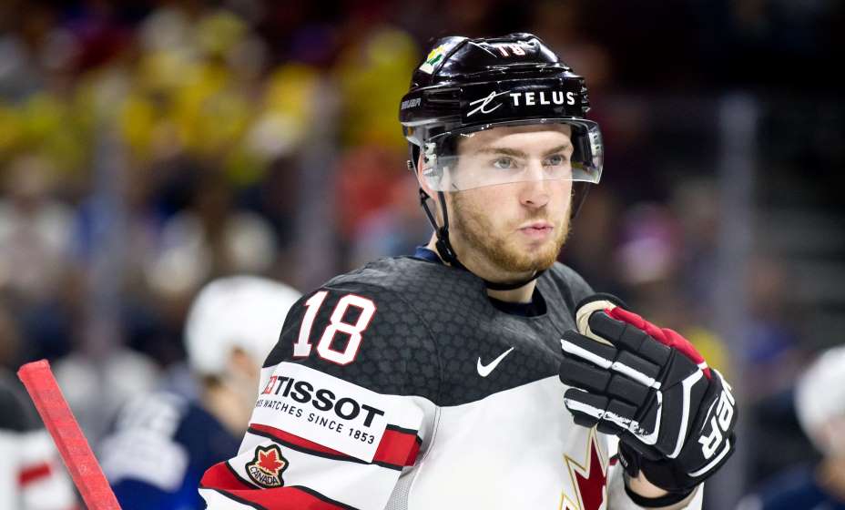 Канада надеется на голы форварда «Виннипега» Пьера-Люка Дюбуа. Фото: Global Look Press