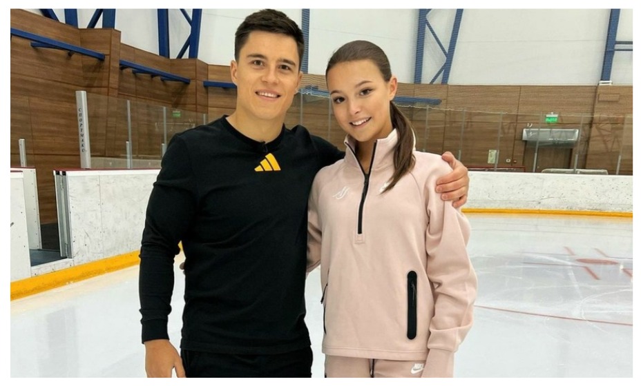 Анна Щербакова и Никита Нагорный провели совместные тренировки. Фото: соцсети Никиты Нагорного