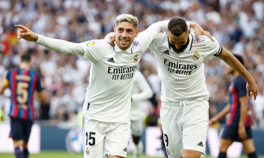 Вальверде Бензема, Реал - Барса