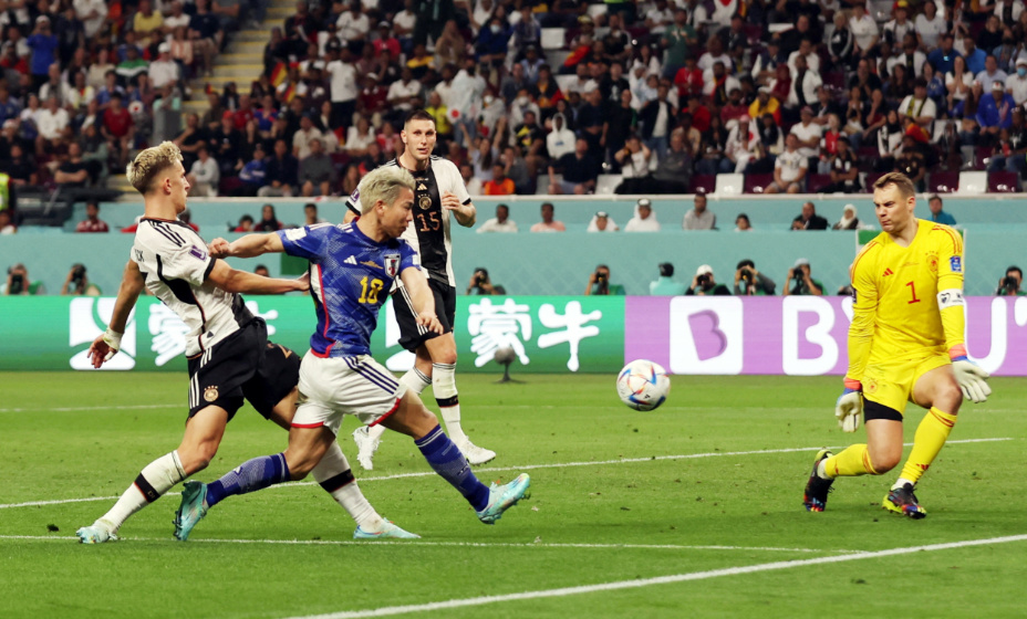 Матч с Японией немцам будет сниться в кошмарах. REUTERS