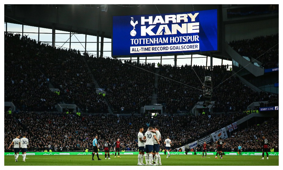 Гарри Кейн побил клубный рекорд. Фото: Global Look Press