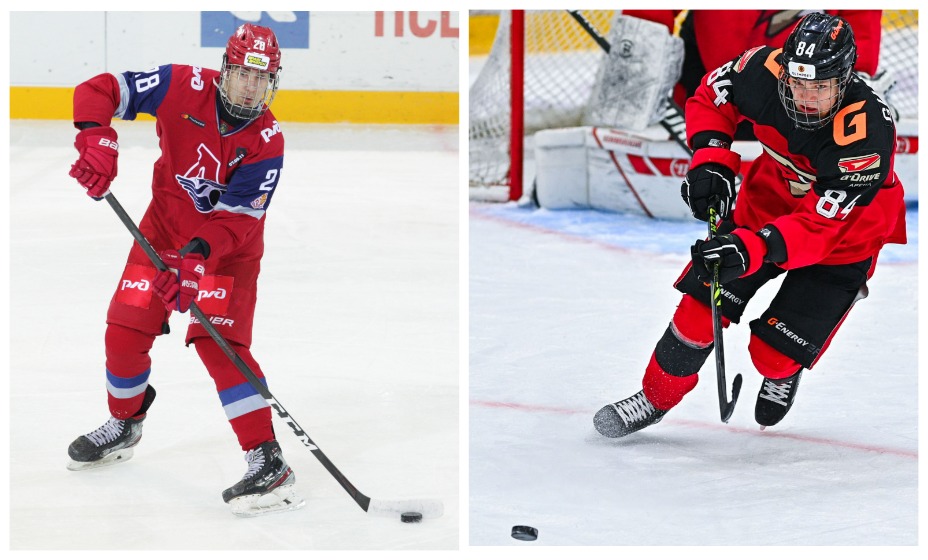 Россияне Дмитрий Симашев и Михаил Гуляев будут выбраны в первом раунде драфта НХЛ. Фото: Соцсети