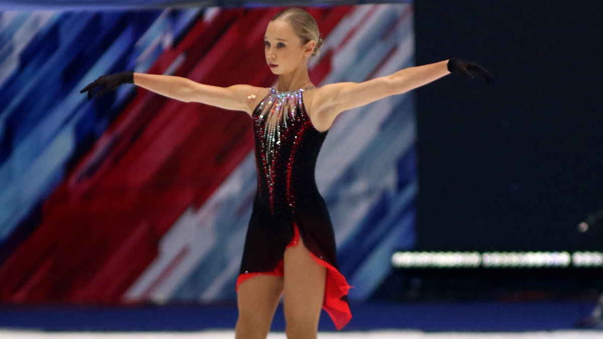 Вероника Жилина во время прыжкового чемпионата России. Фото: GLOBAL LOOK PRESS