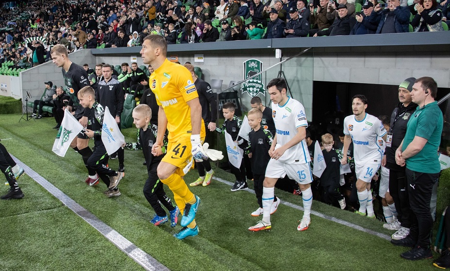 30.10.2022. Россия, Краснодар, стадион «Краснодар». Мир Российская Премьер-Лига 2022/23, 15-й тур, «Краснодар» — «Зенит».