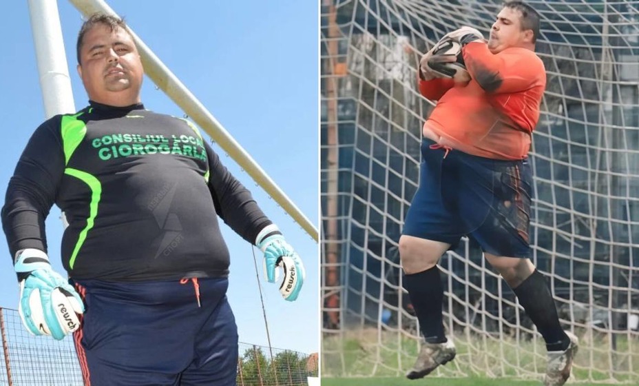в Румынии вратарь весом 130 кг, фото соцсети