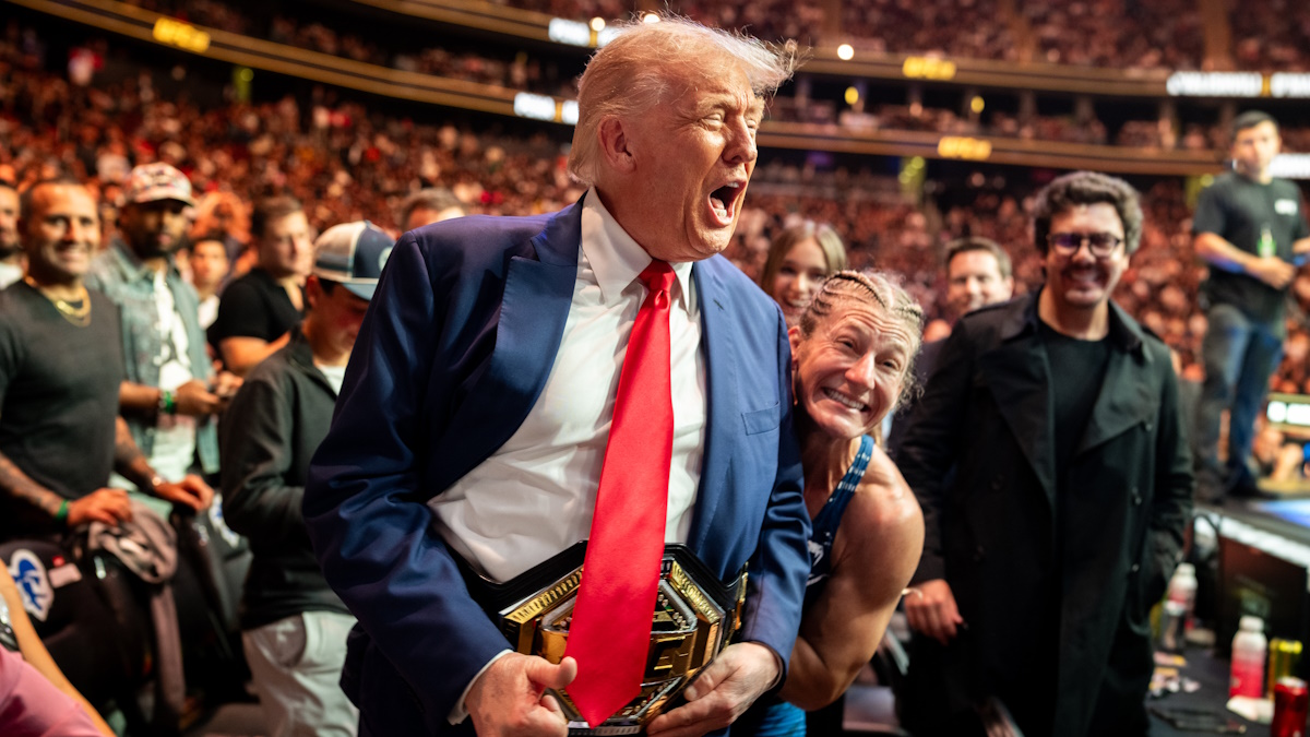 Дональд Трамп любит UFC. Фото: GLOBAL LOOK PRESS
