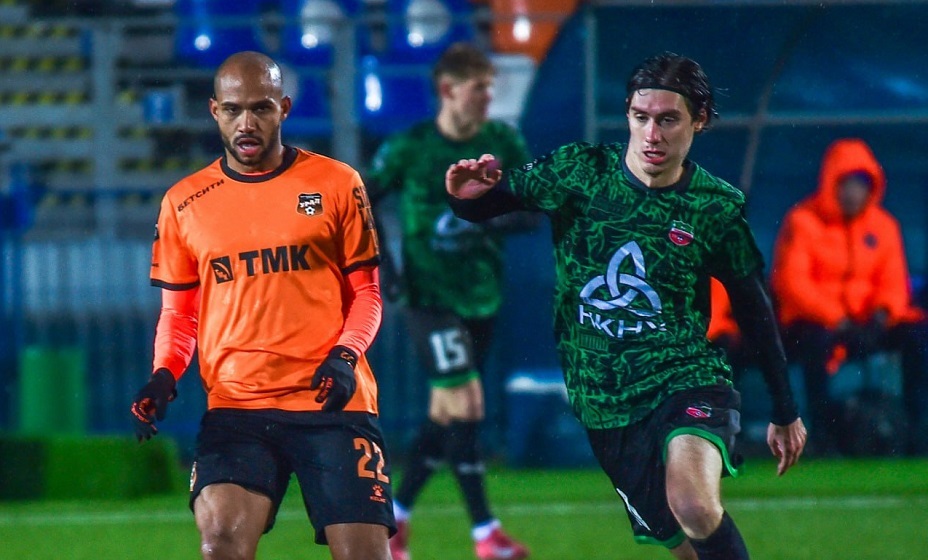 «Нефтехимик» обыграл 1:0 «Урал» в матче Первой лиги. Фото: ФК «Нефтехимик»