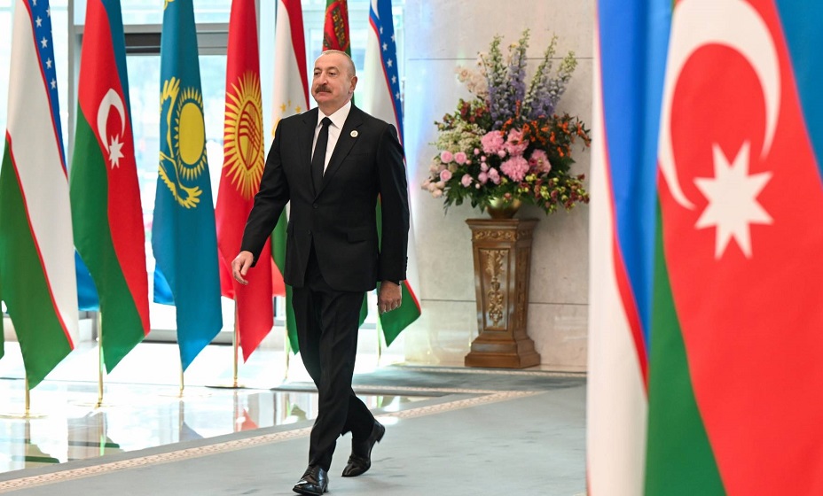 Алиев: Надеюсь, УЕФА объяснит, кем был назначен арбитр на матч «Карабаха» в ЛЧ. Фото: официальный сайт президента Азербайджана